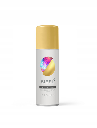 Sibel Hair Colour Spray Farbujący Metal Gold 125ml