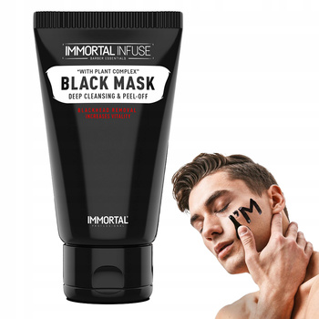 IMMORTAL BLACK Mask maseczka Peel-Off oczyszczająca do twarzy 150ml