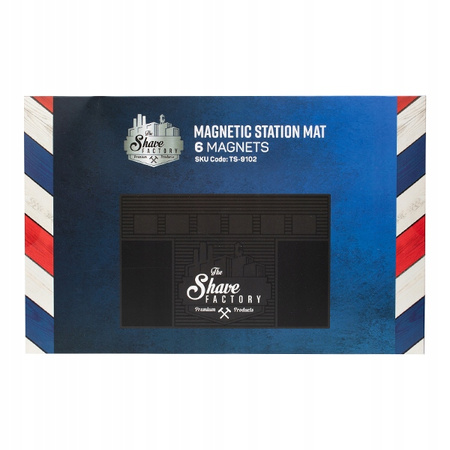 The Shave Factory Magnetyczna mata barberska na maszynki 6 magnesów