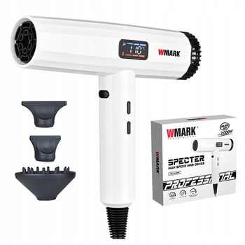 WMARK NG-9106W Suszarka do włosów silnik cyfrowy BLDC 2000w 110000 obr/min