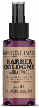 Immortal Infuse Barber Cologne Sandalwood 50ml