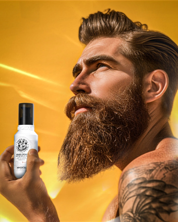 Immortal NYC Beard King Krem do pielęgnacji i stylizacji brody wąsów 100ml