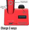Supreme Trimmers USA Trymer RECHARGE ST777 Red 2 Baterie + Baza ładująca