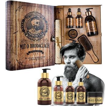 Immortal Infuse Beard Care Zestaw KSIĘGA BRODACZA