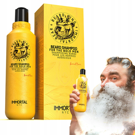 Immortal NYC Beard King Szampon do pielęgnacji brody i wąsów 250ml