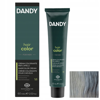 Dandy Krem Koloryzujący Cover Odsiwiacz dla mężczyzn Nr 018 Jasny Siwy 60ml