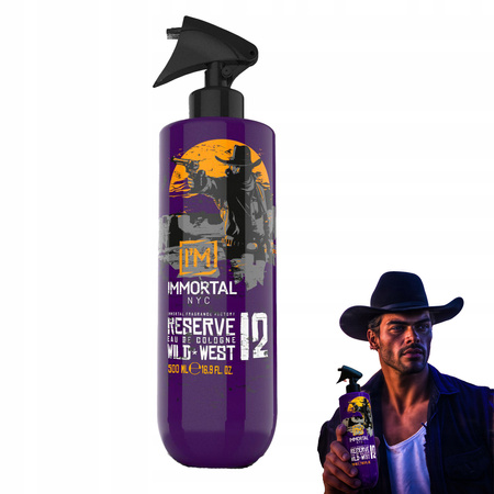 Immortal NYC Barber Reserve WILD WEST woda kolońska 500ml