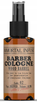 Immortal Infuse Barber Cologne Wood Barrel 50ml