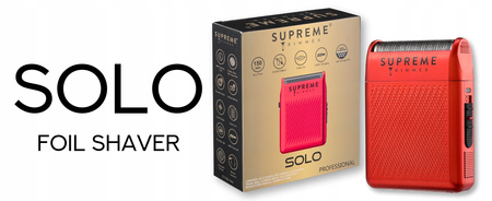Supreme Trimmers USA Golarka Solo Shaver Red Mała Mocna