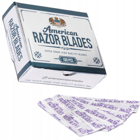 American Razor Blades połówki żyletek do golenia 100szt