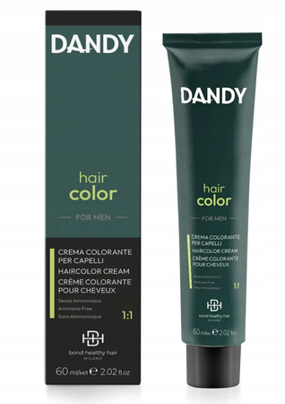 Dandy Krem Koloryzujący Cover Odsiwiacz dla mężczyzn Nr 4 Kasztan 60ml