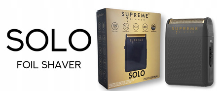 Supreme Trimmers USA Golarka Solo Shaver Black Mała Mocna