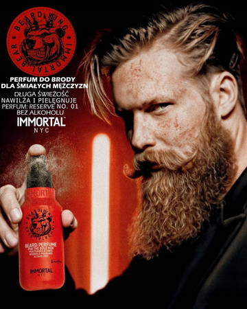 Immortal NYC BEARD KING PERFUME Perfum do brody bez alkoholu 75ml