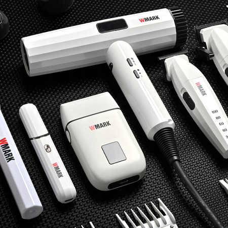 WMARK NG-8635 Zestaw Barber 6w1 Maszynka Trymer Golarka Suszarka +akcesoria