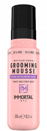 Immortal NYC Grooming Mousse Pianka Do Włosów Kręconych Loków Fal 300ml