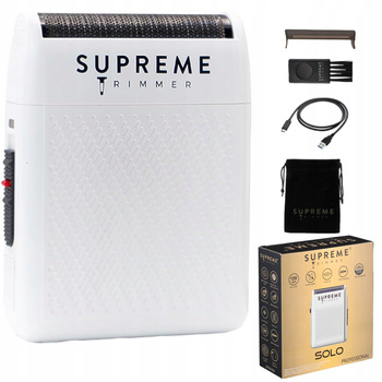 Supreme Trimmers USA Golarka Solo Shaver White Mała Mocna