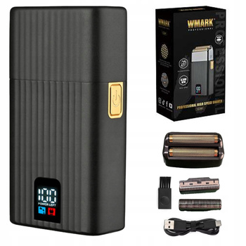 WMARK NG-8901 Barber Shaver golarka do włosów i brody + dodatkowe ostrza