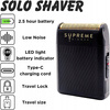 Supreme Trimmers USA Golarka Solo Shaver Black Mała Mocna