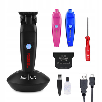 StyleCraft USA S|C Rebel Trymer Barber do włosów profesjonalny 3 obudowy