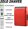 Supreme Trimmers USA Golarka Solo Shaver Red Mała Mocna