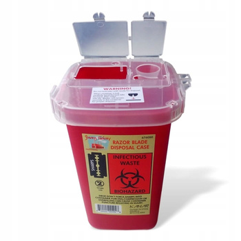 Pojemnik na zużyte żyletki ostrza