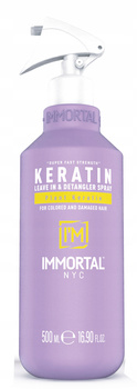 Immortal Odżywka Keratin do włosów suchych cienkich farbowanych 500ml