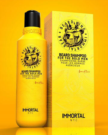 Immortal NYC Beard King Szampon do pielęgnacji brody i wąsów 250ml