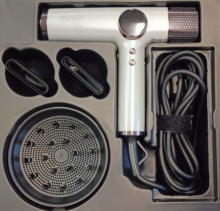 Fox Pearl Suszarka do Włosów z Jonizacją i Dyfuzorem 1800w Profesjonalna