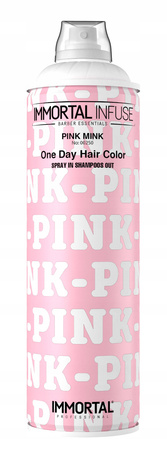 Immortal One Day Hair Color Pink Mink Spray Koloryzujący Farbujący 200ml