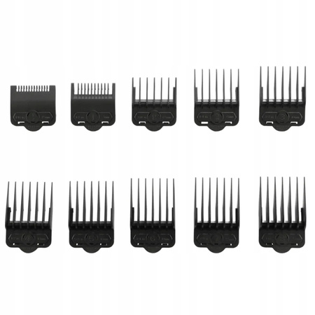 Supreme Trimmers Nasadki Maszynki Magnetyczne zestaw 10szt czarne