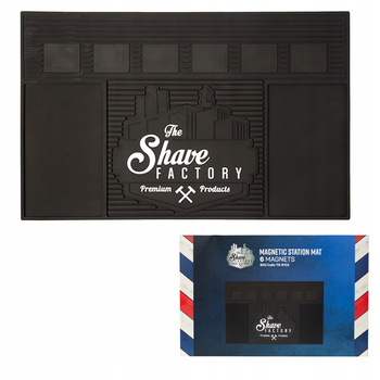 The Shave Factory Magnetyczna mata barberska na maszynki 6 magnesów