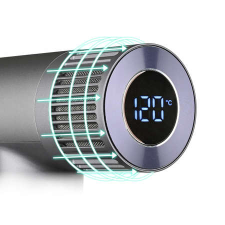 WMARK NG-9118 Suszarka kompaktowa do włosów silnik cyfrowy 105000 obr/min