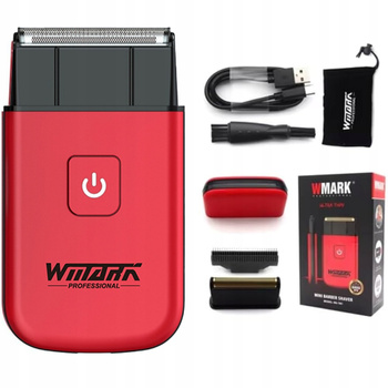 WMARK NG-9911 Shaver Mini Ultra kompaktowa golarka do włosów brody + zapas