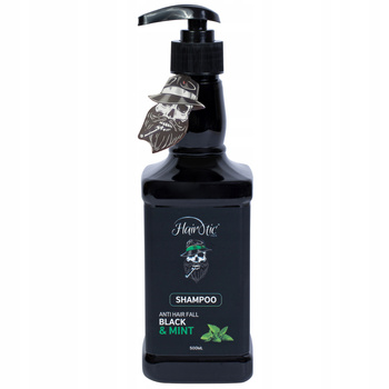 HairoticMen Black & Mint Szampon wypadnie oczyszczanie włosów 500ml