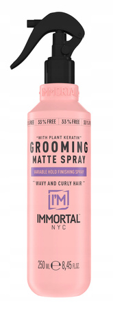 Immortal NYC Grooming Matte Spray do Włosów Kręconych Loków Fal 250ml