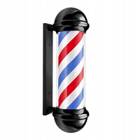 Sibel Barber Pole Black Słupek Plafon Barber 70cm