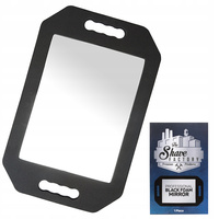 The Shave Factory Lustro Lusterko Prostokątne Fryzjerskie piankowe czarne